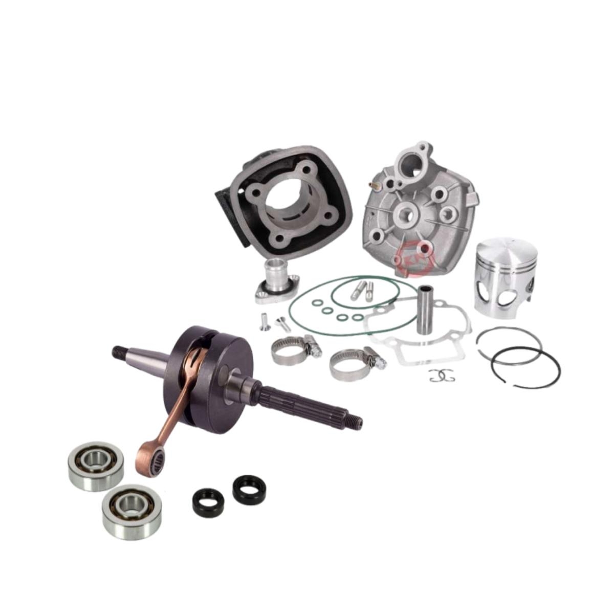 Maxi Kit Gruppo termico DR 70 cc Ø 48 e Albero Motore Athena Spalle