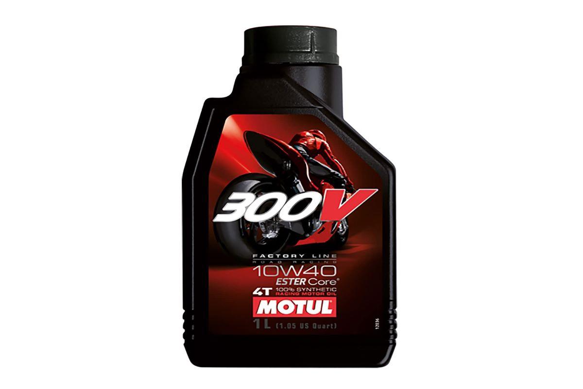 Olio Motul 300V 100% Sintetico Factory line road 4t 10w40 Tecnologia ESTER  Core 1 LT - Olio motore 4t