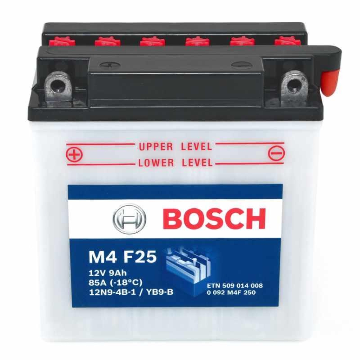 Batteria Bosch M4F25 YB9-B 12V/9AH Per Piaggio 50 125 150 Vespa 150 ...