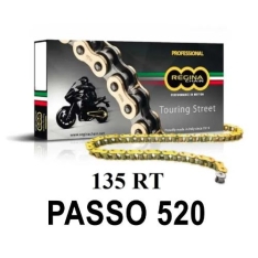 Immagine 0 di 405801975 catena regina passo 520 135RT 120 maglie colore oro thumbnail