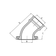 Immagine 1 di 215.0424 collettore aspirazione polini 360° per piaggio 2T carburatori PWK, PHBH-VHST 26-28-30 thumbnail