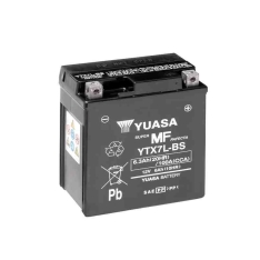 Immagine 1 di Batteria Yuasa YTX7L-BS 12V 6AH sigillata con acido a corredo Piaggio125 150 250 Honda 50 125 150 200 250 300 400 600 thumbnail