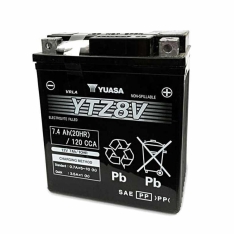 Immagine 1 di Batteria Yuasa YTZ8V Sigillata Con Acido A Corredo) 12V 7AH Honda 125 150 250 300 500 Yamaha 300 400 thumbnail