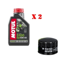 Immagine 0 di Kit Tagliando 2 LT di Motul 5100 10w50 e Filtro Hiflo HF184 per Piaggio Beverly Aprilia Scarabeo Atlantic Gilera Fuoco thumbnail