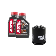 Immagine 1 di Kit Tagliando 2 LT di Motul 7100 05w40 e Filtro Champion COF083 per Piaggio da 125 a 250 thumbnail