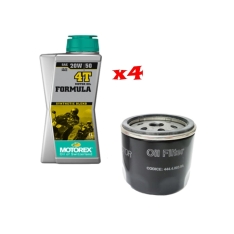 Immagine 1 di Kit Tagliando 4 LT Di Motorex Top Speed 20w50 e Filtro Originale Ducati per Ducati Hypermotard Scambler Multistrada Monster XDiavel thumbnail