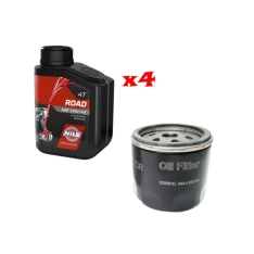 Immagine 0 di Kit Tagliando 4 LT Di Nils Road 10w40 e Filtro Originale Ducati per Ducati Hypermotard Scambler Multistrada Monster XDiavel thumbnail