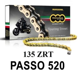 405802235 catena regina passo 520 Z-Ring 135ZRT 120 maglie colore oro