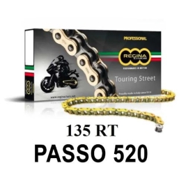 405801975 catena regina passo 520 135RT 120 maglie colore oro