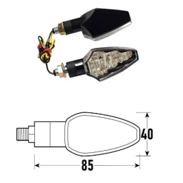 404120135 freccia a led dart coppia nero