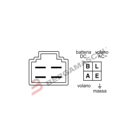 Regolatore di tensione Bergamaschi per Yamaha Aerox Bw's Honda Bali Aprilia Mojito 50