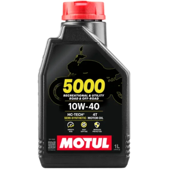 olio motul 5000 10w-40 4t semi-sintetico 1lt - Olio motore 4t