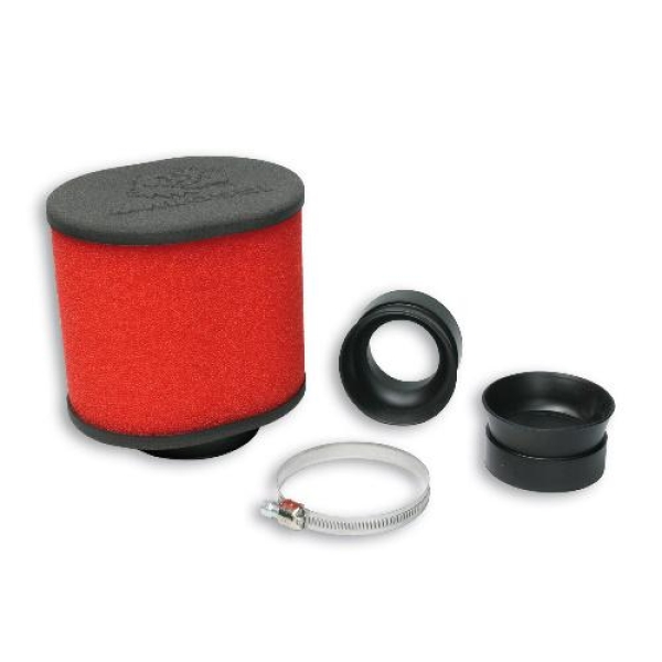 0413434 filtro aria red filter e15 con Ø 42 50 60 per carburatori keihin  mikuni  phbh  vhst - Filtro aria